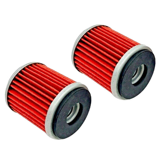 2-Pack High Performance Oil Filter Fits Yamaha WR450F 2003-Current, Replaces OEM 5D3-13440-09-00, HF140, KN-141, 38B-E3440-00 Oil Filter