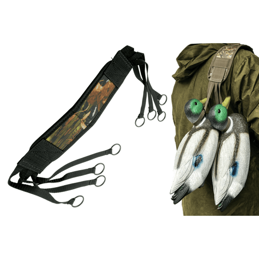 Camouflage Game Carrier - HD Nylon 8-Loop Strap Ducks, Geese, & Waterfowl - Game Carrier