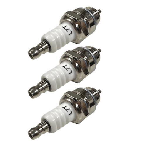 3-Pack Replacement L7T Spark Plug for Honda, Yamaha, Kawasaki, Suzuki, Briggs an