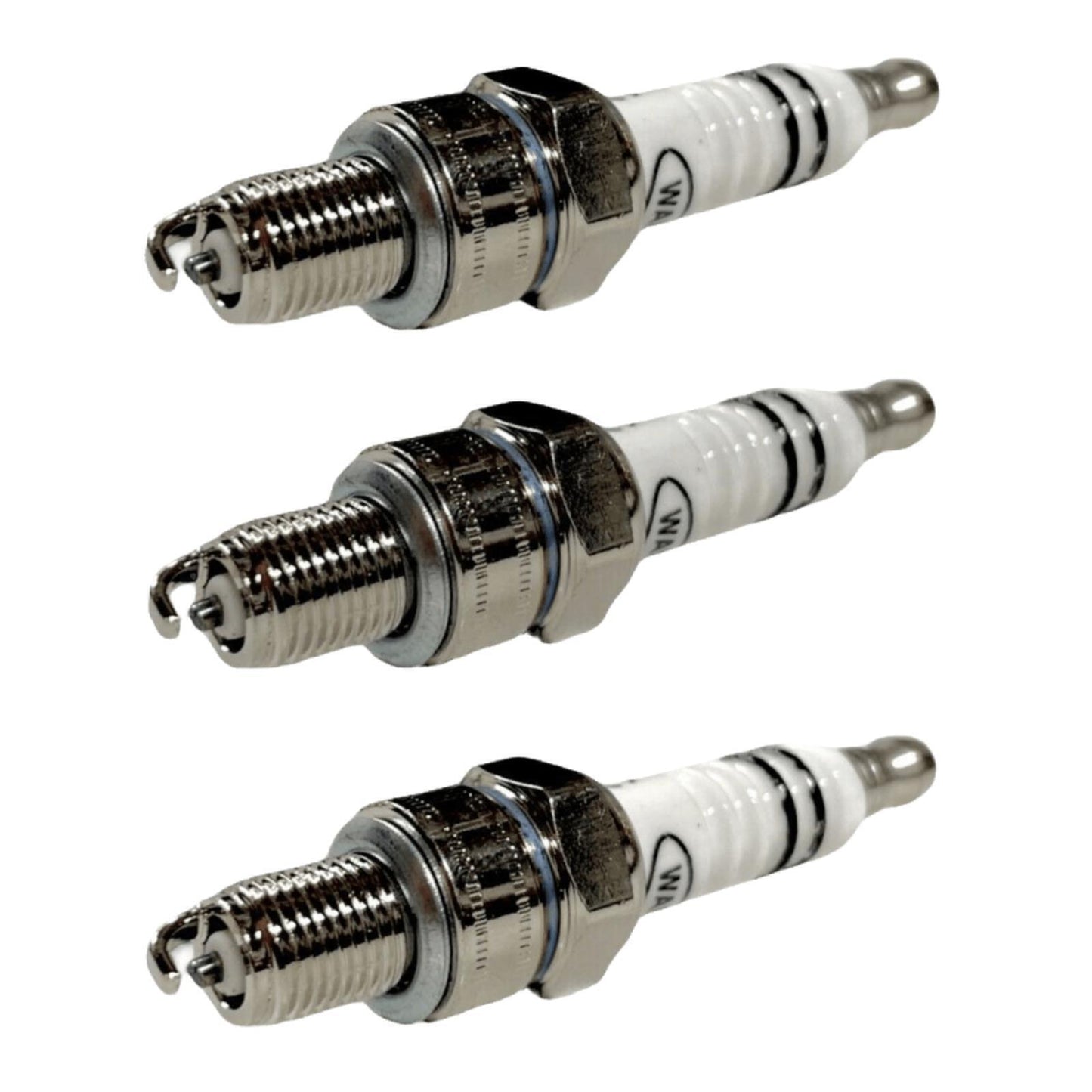 (3-PACK) A7TC Spark Plug Fits GY6 4-Stroke Motorcycle, Moped, ATV CR7HSA and