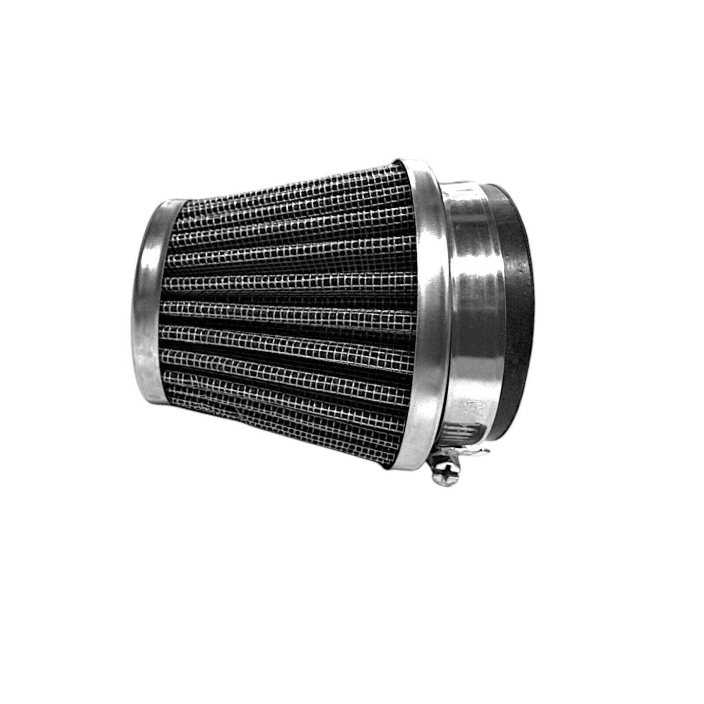 40mm-44mm Tapered Cone Steel Mesh Air Filter Compatible with ATVs, Dirt Bikes, M