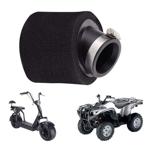 Universal 44mm to 47mm Performance Double-Foam Wall Air Filter for Motorcycles ATVs Scooters Tractors GY6 Engines Enhanced Filtration Ignition Key Switch