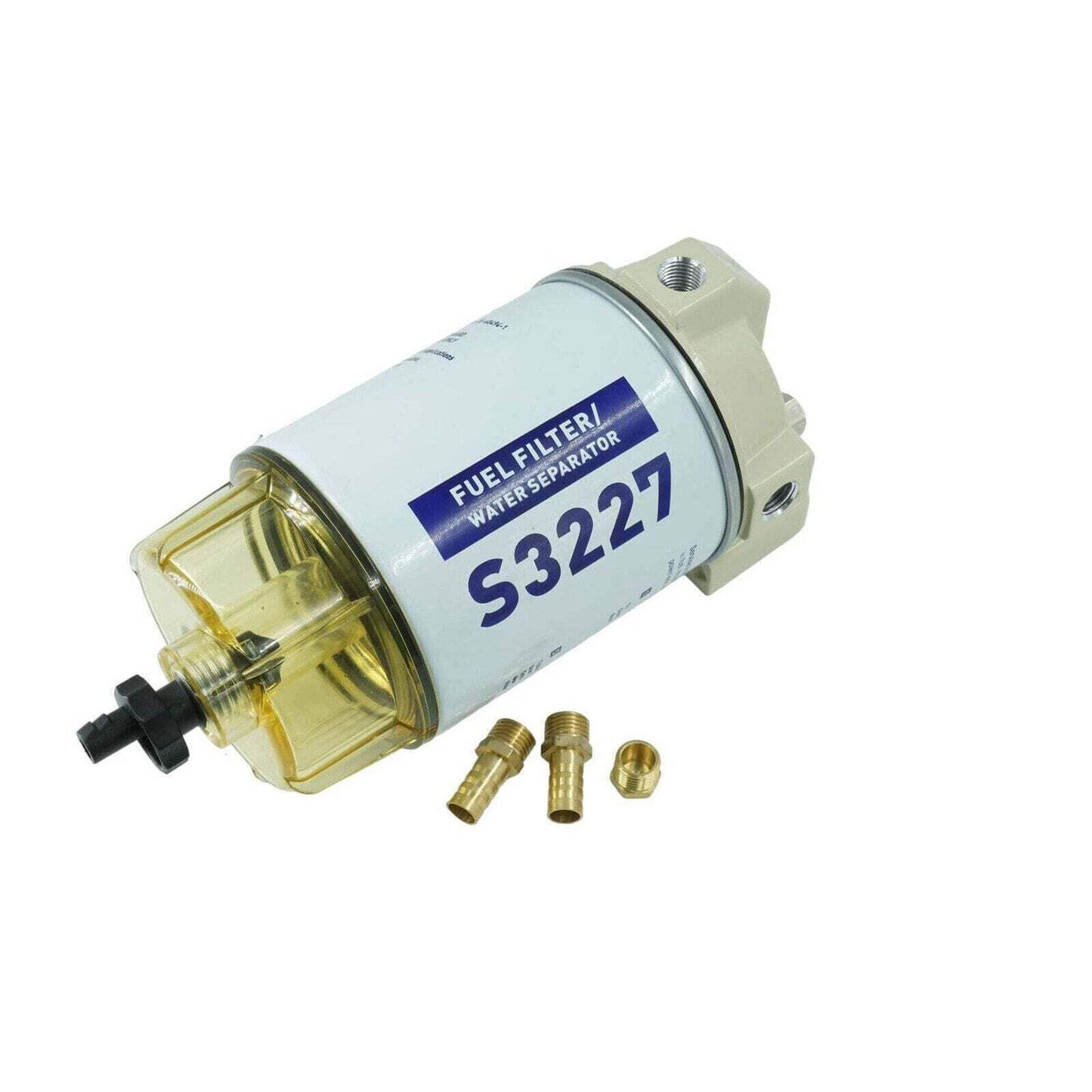 S3227 18-7948 9-37882 Fuel Water Separator [490R-RAC-01 320R] Fits Marine Gasoli