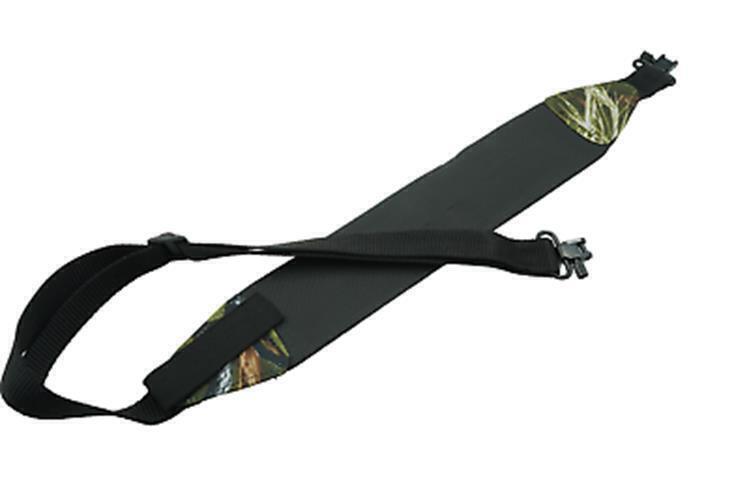NEOPRENE Waterproof Camo Deep Woods Gun Strap Sling with Metal Swivel Clips, Cam