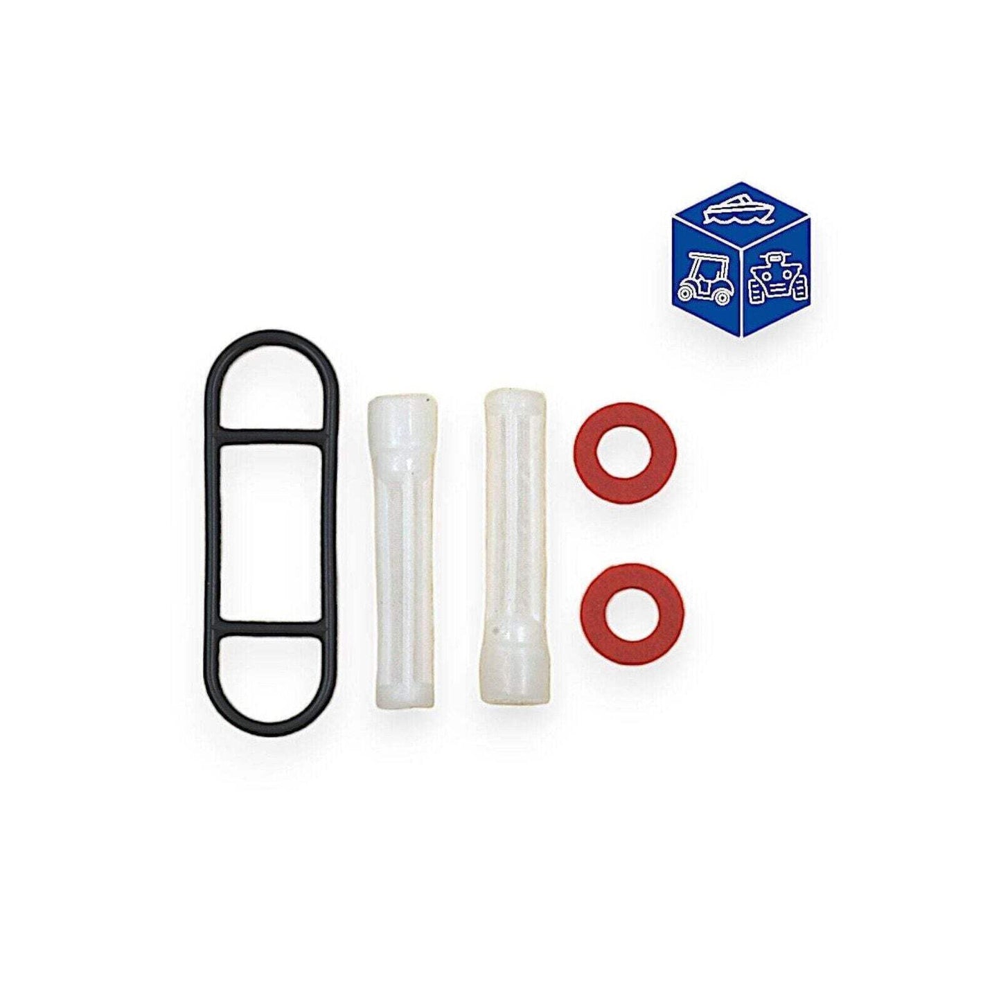 KX100 KX125 KX250 KLX125 KX60 KX65 KX80 KLX300 Fuel Petcock Assembly 2-Pack Fits