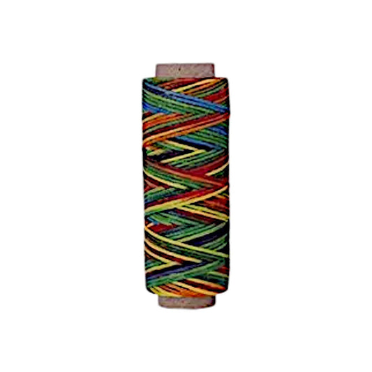 Multicolor Premium Waxed Polyester Thread for Leather Crafting, 1mm x 164ft, Dur