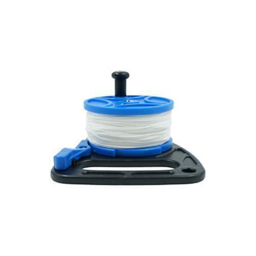 XL - 270ft Scuba Diving Reel Safety Line - ABS Handle - 83m Nylon Rope - Lock