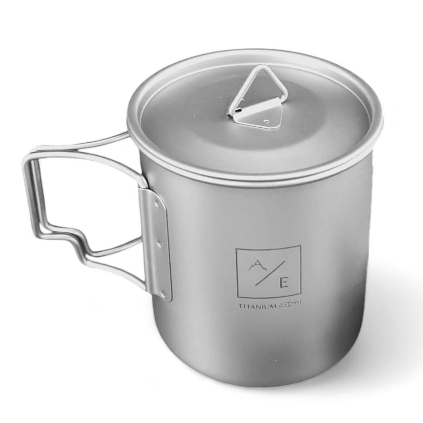 [3PC Set] Ultra-Light Kettle, Mug, and Cuttlery Cookware Set | 450ML Cup | 750ML