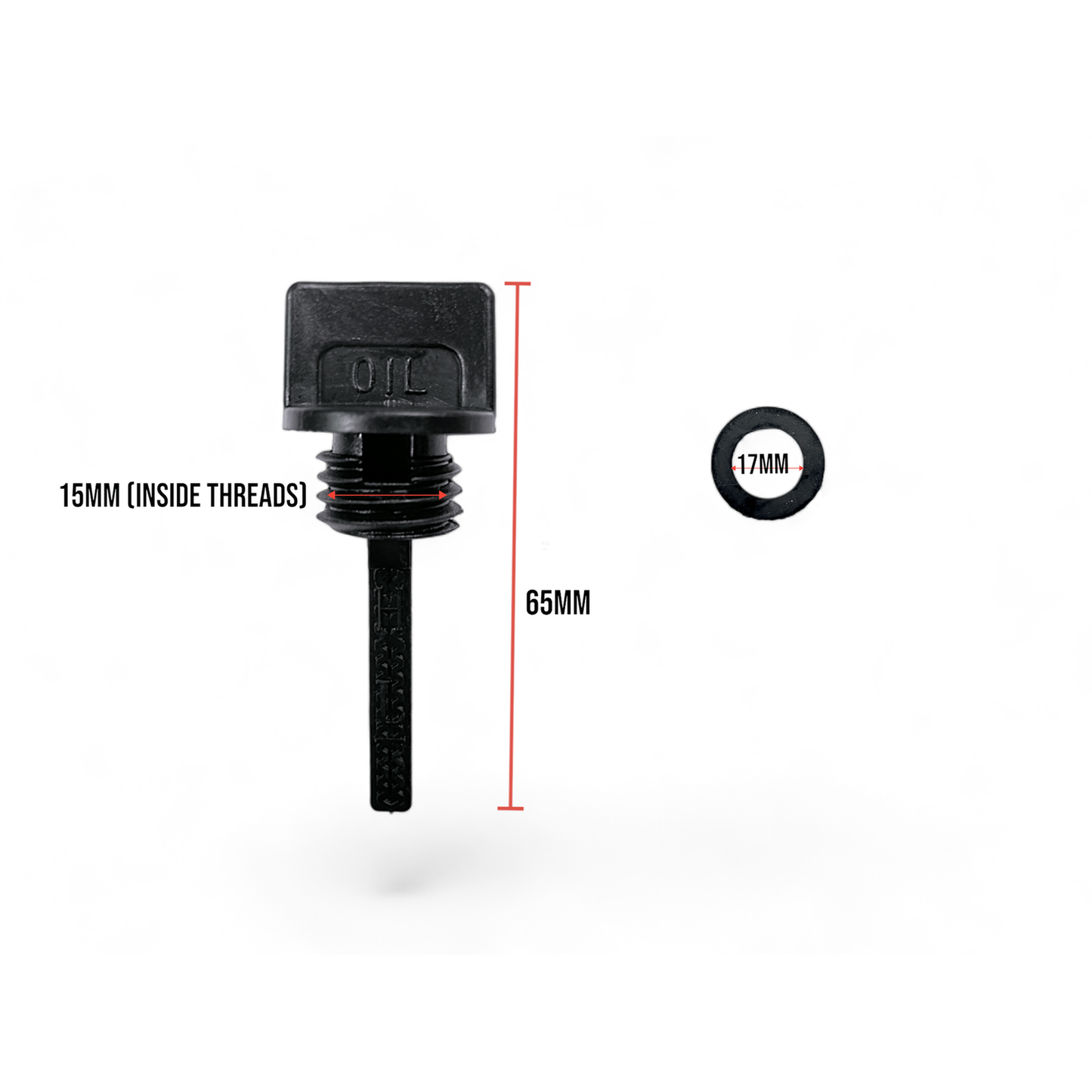 For Honda GX120 GX110 GX140 Engine Oil Dipstick Generic Replacement - High/Low I