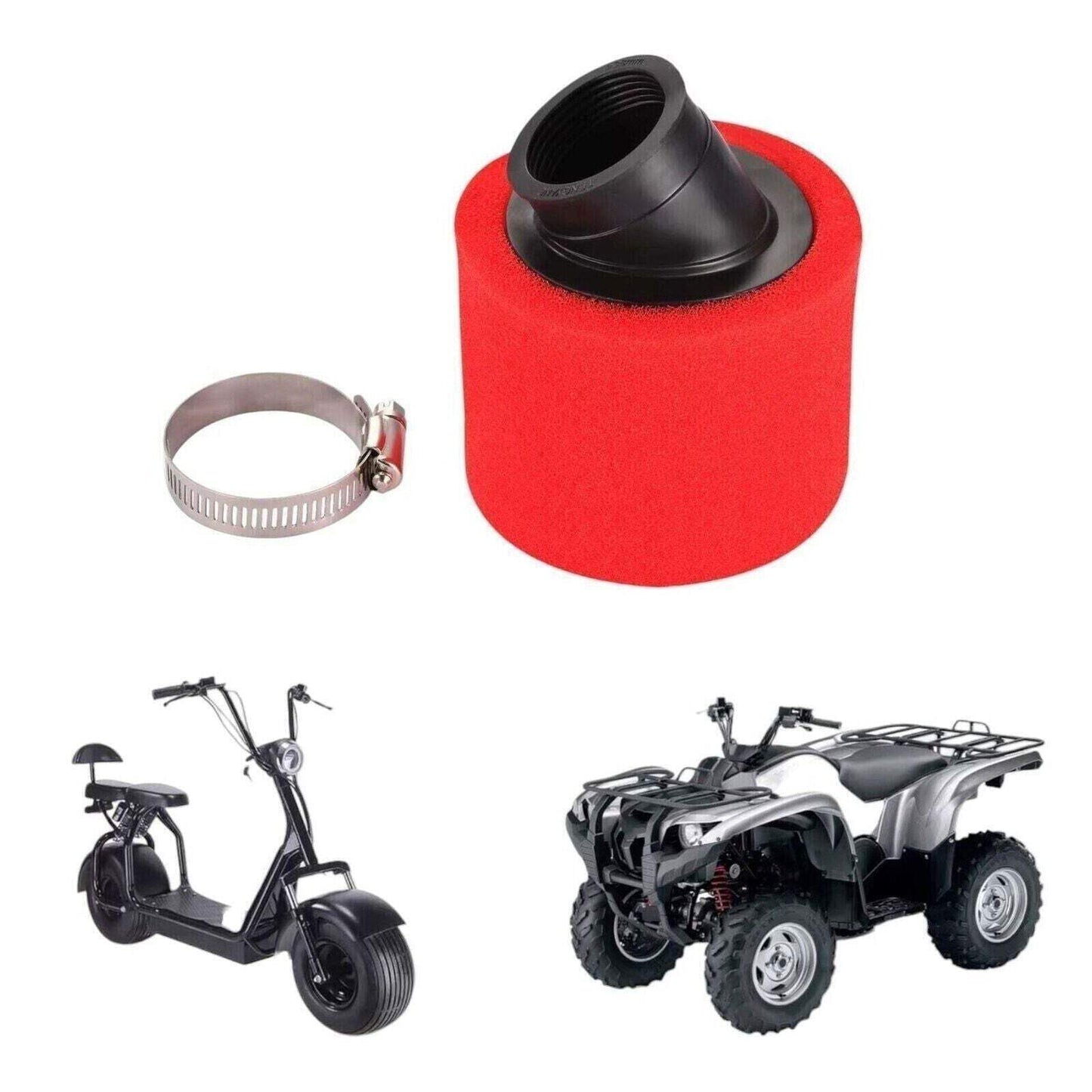 [1P0-14451-00 5TA-14451-00] Adjustable Pod Air Filter Fits Motorcycles ATVs Dirt