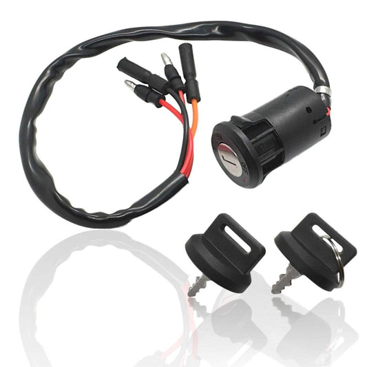 Replacement Ignition Key Switch [35100-HM5-671, 35010-HC4-670] Compatible with H