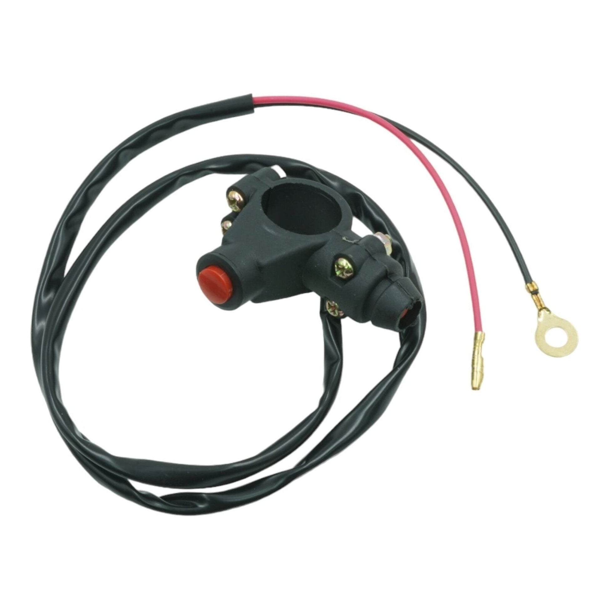 Universal Kill Switch Tether Cable for ATV Marine Outdoor Use Emergency Safety Feature Compatible with 7/8 Inch Bars Reliable Connection Switch Assembly