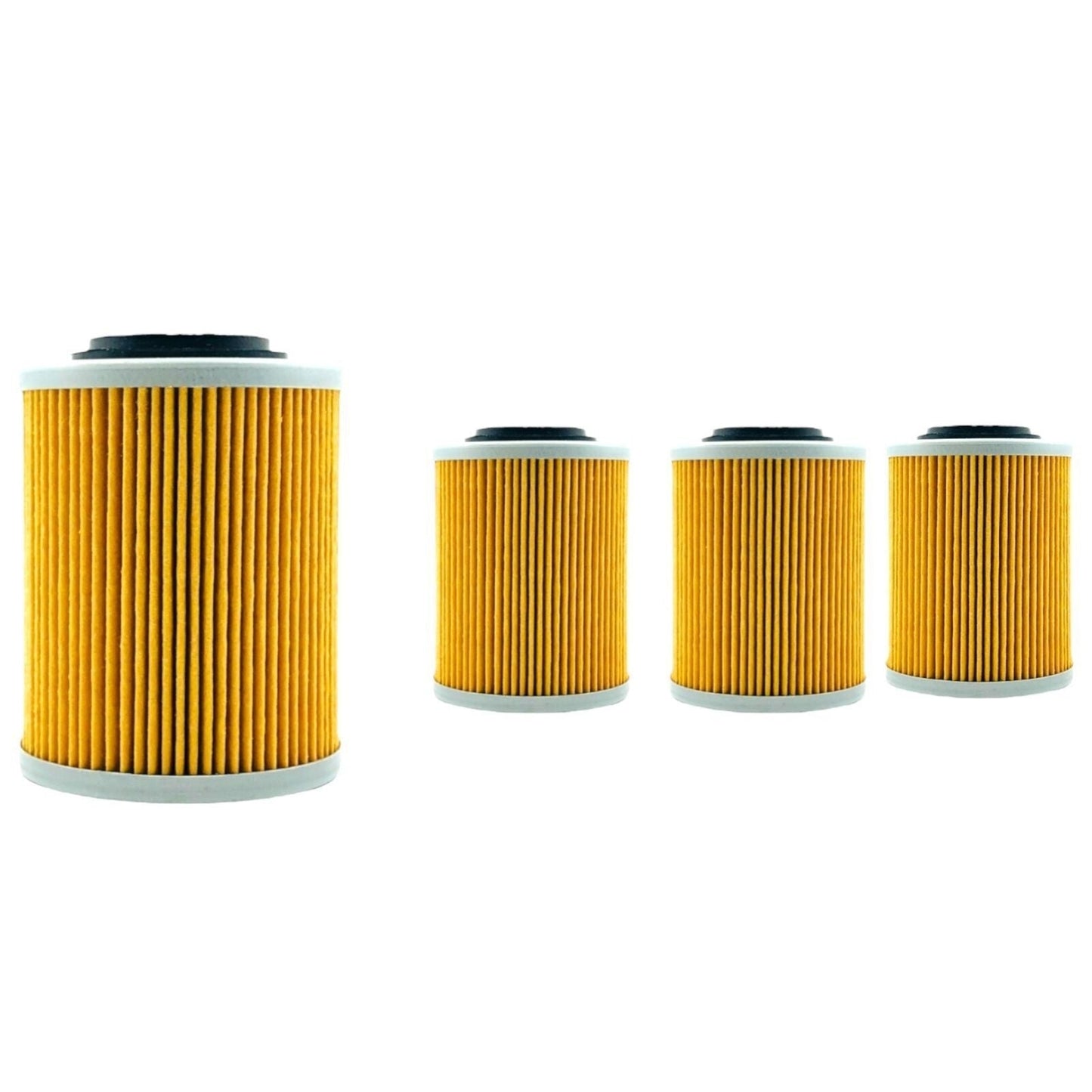 4-Pack Replacement Oil Filters for Can-Am Maverick 1000 X3 R MAX Fits Models 2013 to 2023 OEM Specifications Compatible Part Number 420956123 Oil Filter