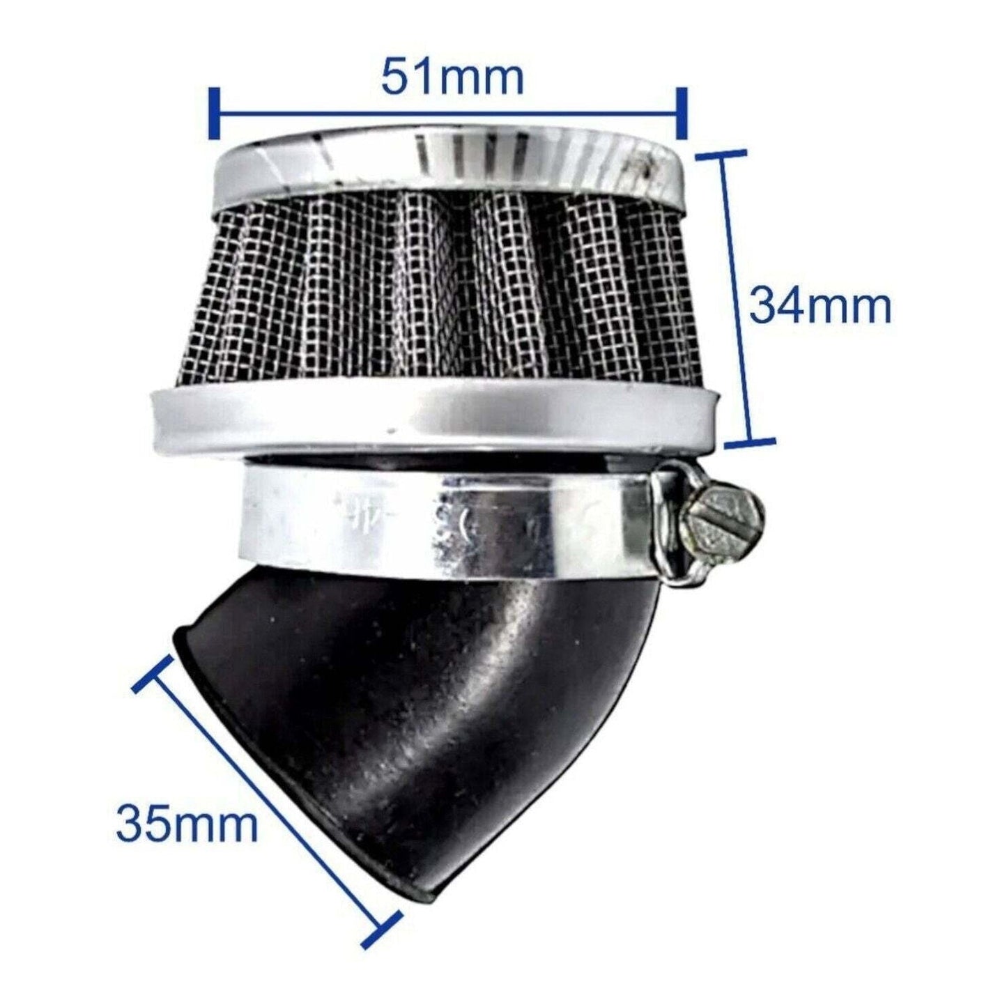 Universal 35mm Air Filter Short Style for TaoTao Buyang Lifan Kazuma ATV Dirt Bikes, Fits Honda CT70 SL70 XL70 ATC Models Air Filter