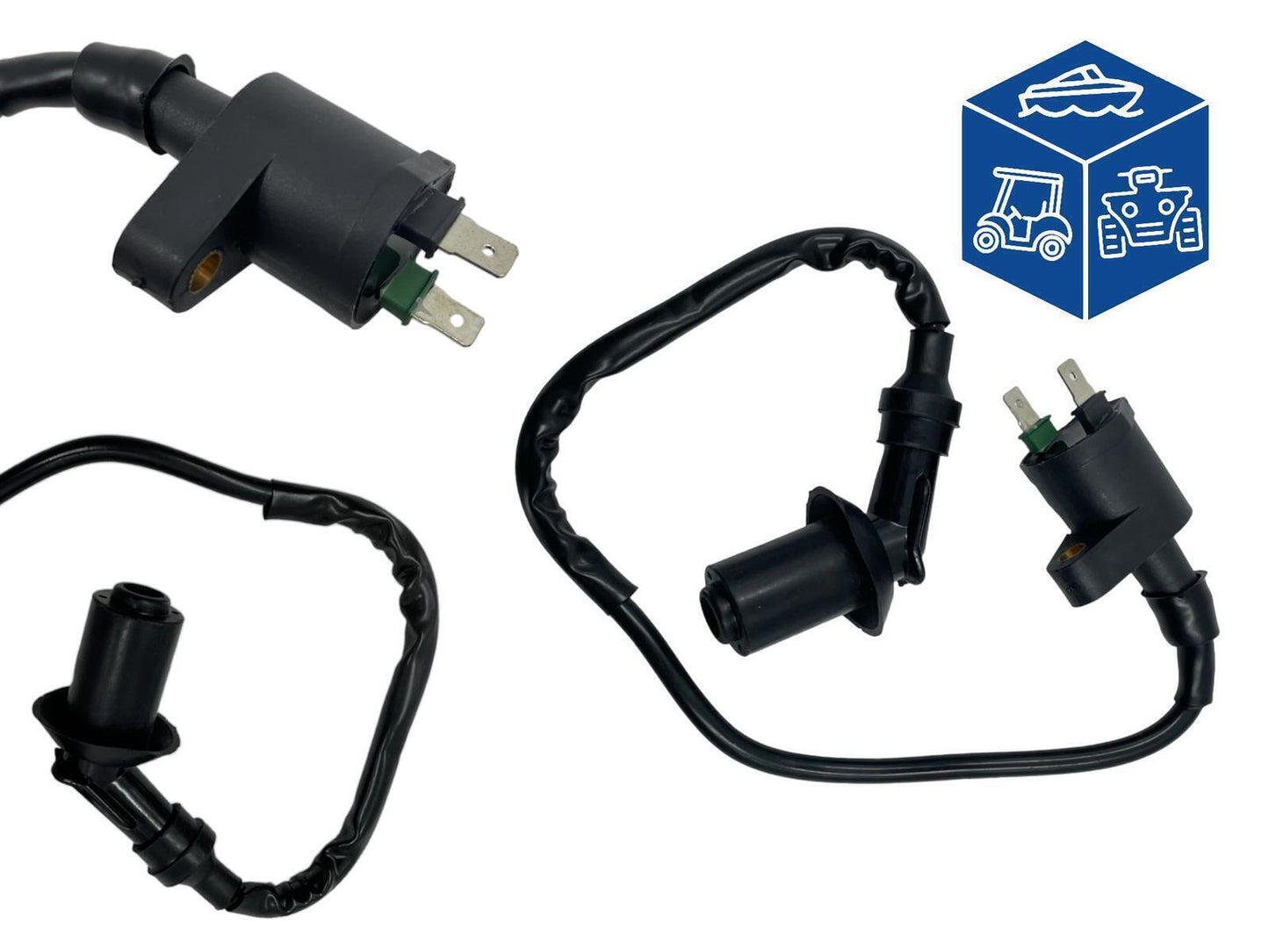 21121-1229 Ignition Coil Compatible with Kawasaki Prairie 360 400 300 Bayou 250