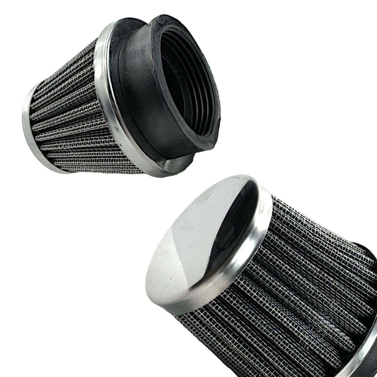 48mm-52mm High Performance Air Filter for Honda Yamaha Kawasaki Suzuki Jet Skis Generators 2-Stroke 4-Stroke Engines Washable Reusable Air Filter