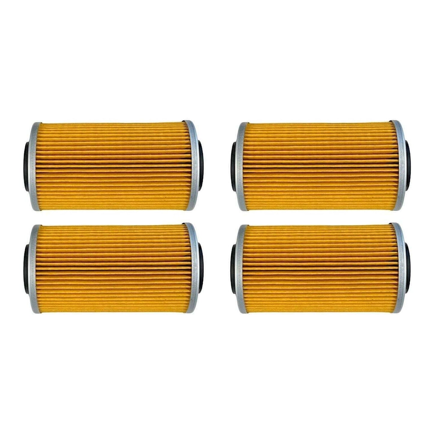 4-Pack Replacement Oil Filter for Sea-Doo 420956741 420956740 GTI GTX RXP RXT GTR WAKE PRO Speedster Challenger Utopia Sportster Oil Filter