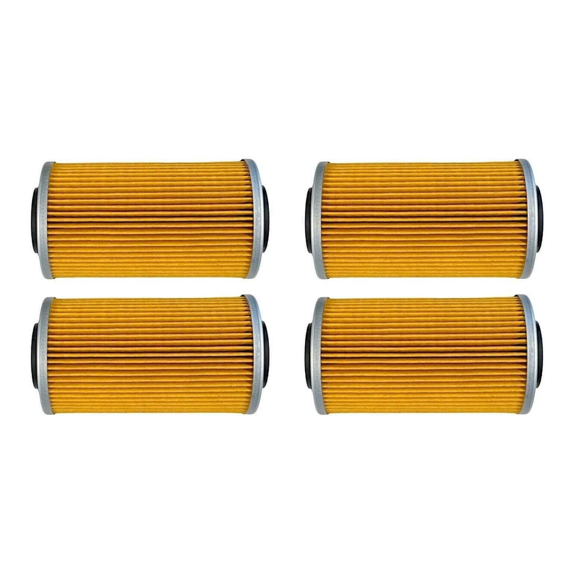 4-Pack Replacement Oil Filter for Sea-Doo 420956741 420956740 GTI GTX RXP RXT GTR WAKE PRO Speedster Challenger Utopia Sportster Oil Filter