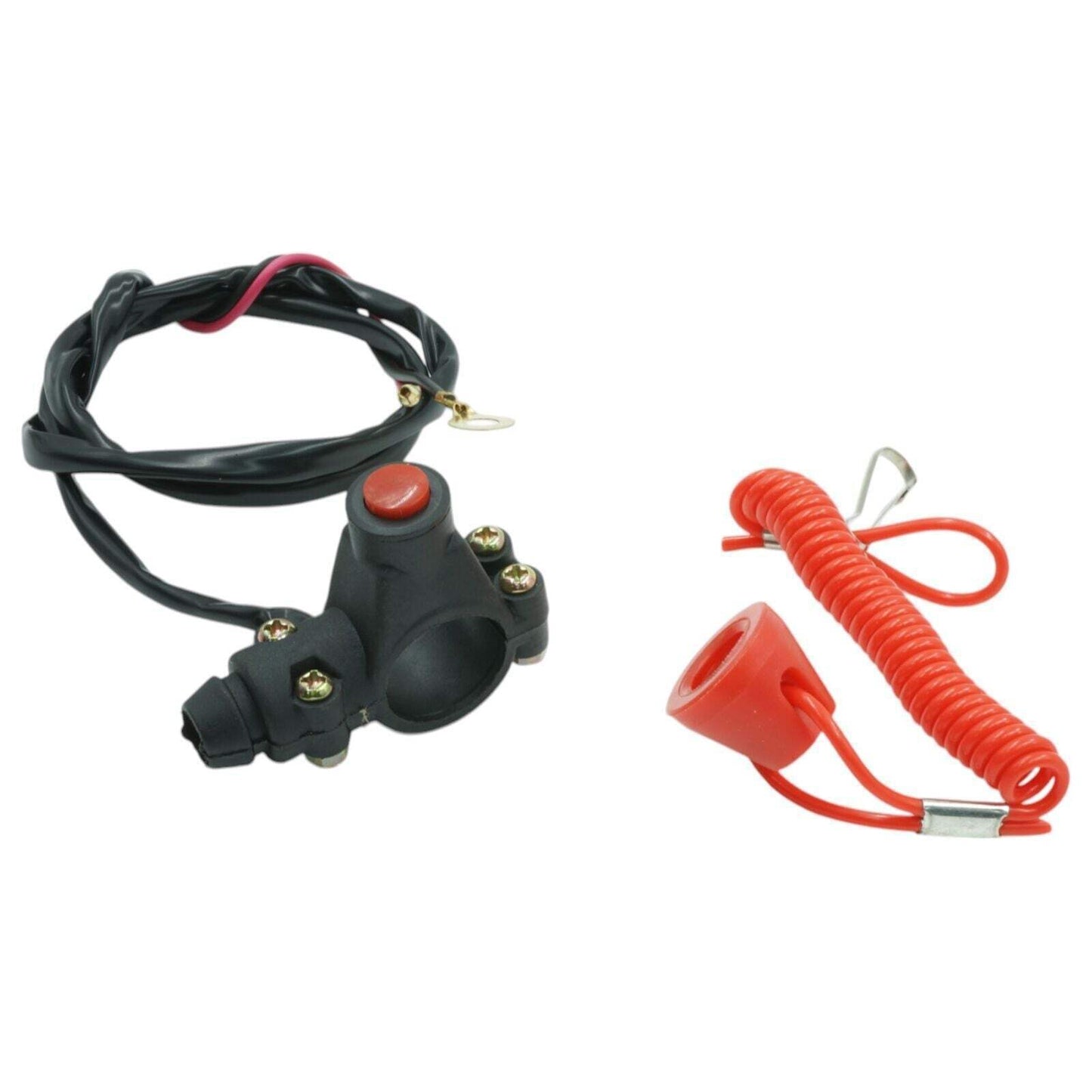 Universal Kill Switch Tether Cable [7/8 Bar] Fits Yamaha Honda Fits Kawasaki Suz