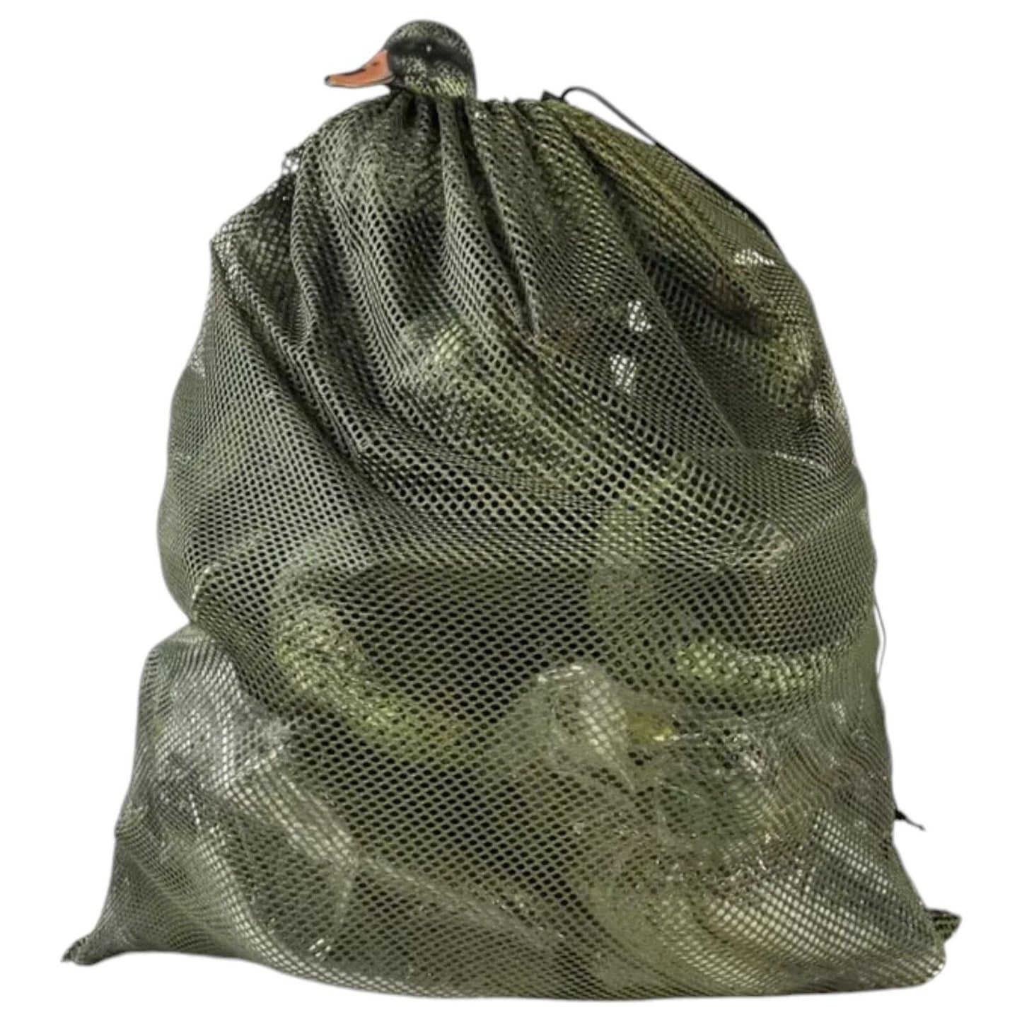 Hunting Mesh Decoy Bag, 33" x 30.5", Adjustable Shoulder Straps, Quick Latch Dra