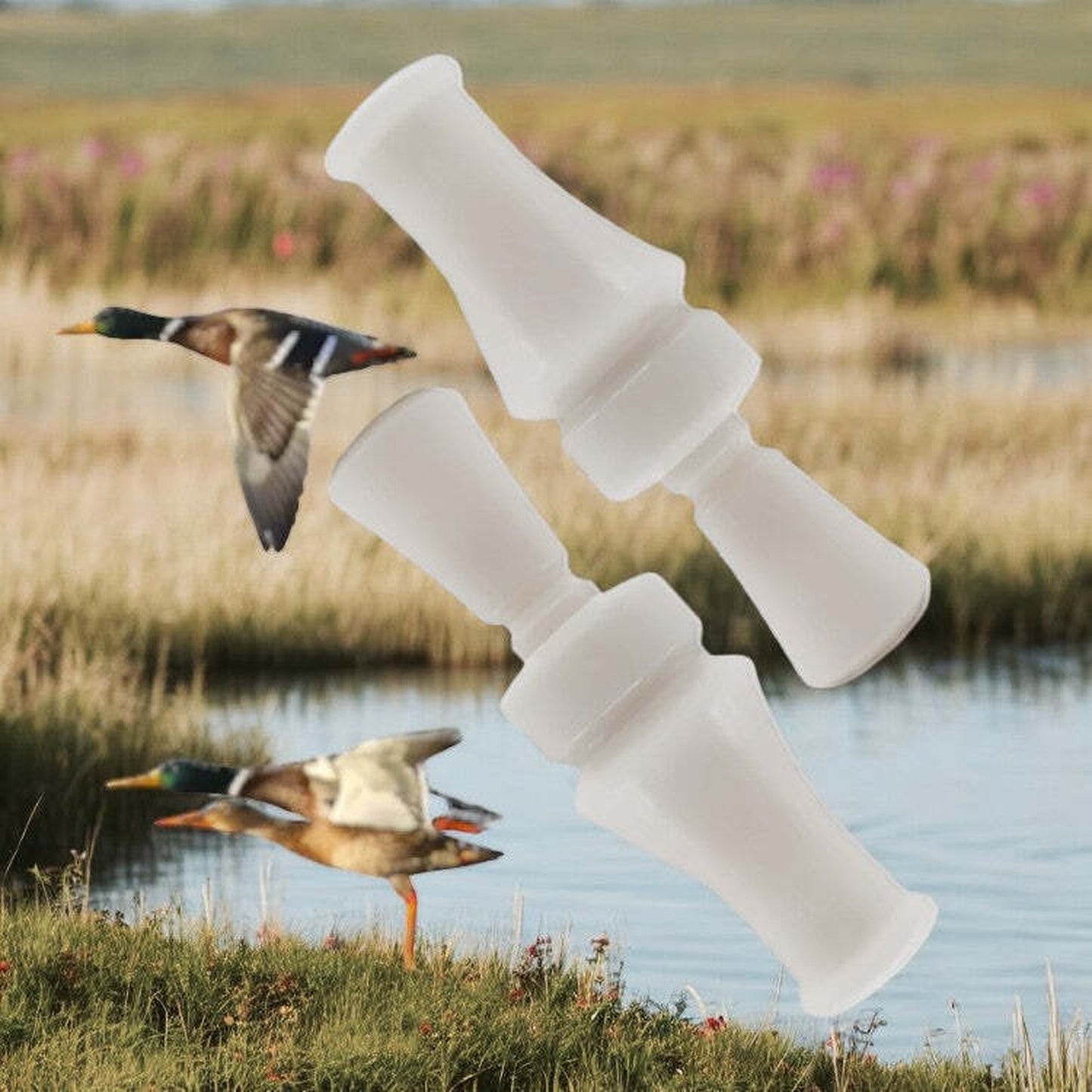 2-Pack Drake Waterfowl Mallard Duck Call ABS Plastic DURABLE 2-Pack Duck Call