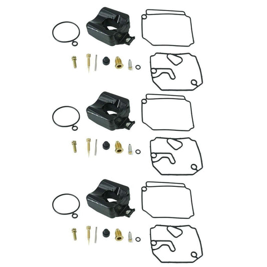3-Pack Carburetor Repair Kit [18-7768, 6H4-W0093-03-00, 6H4-W0093-02-00]