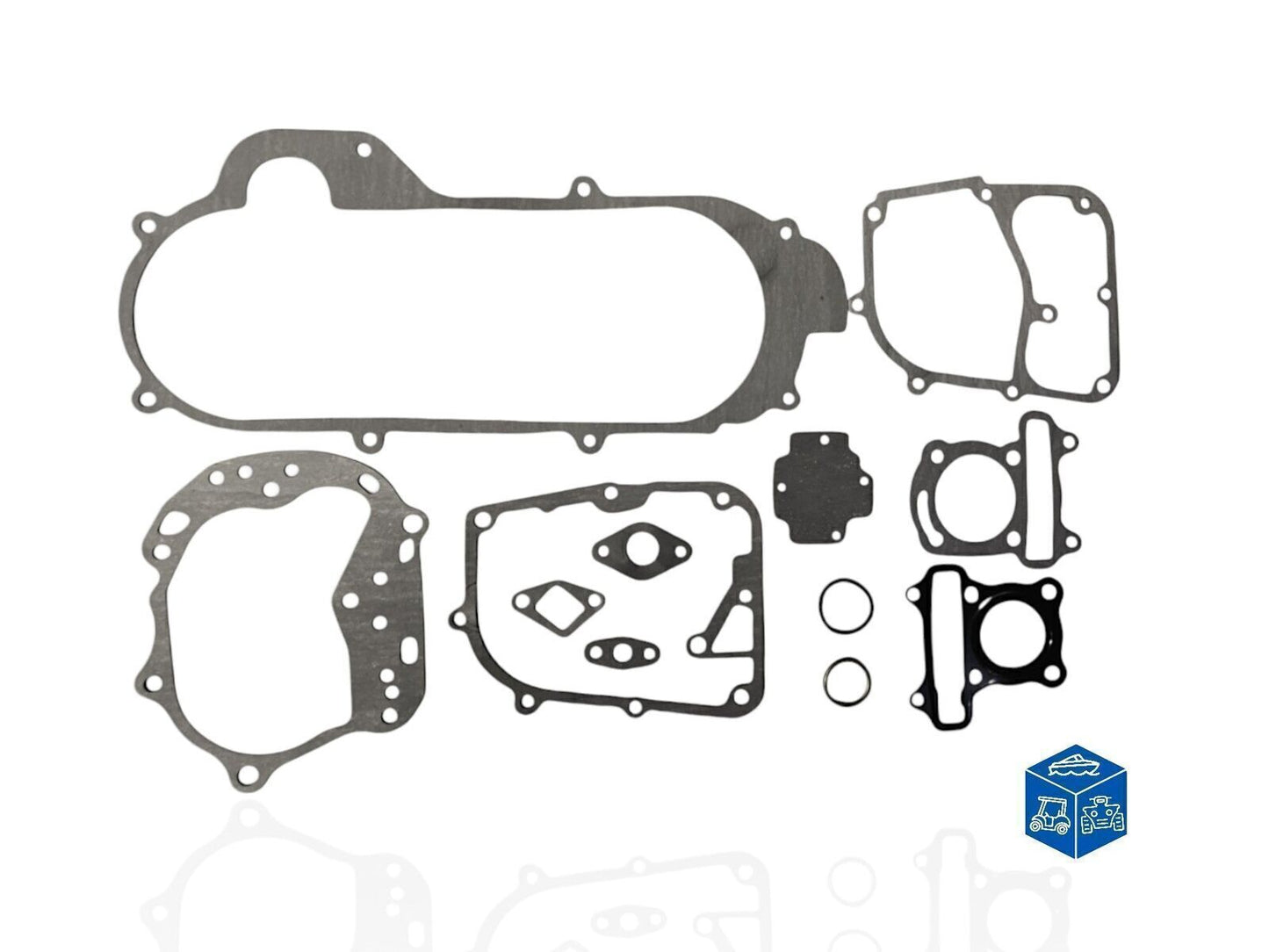 Complete Gasket Rebuild Set Compatible with GY6 150cc Engines Long Case 455MM