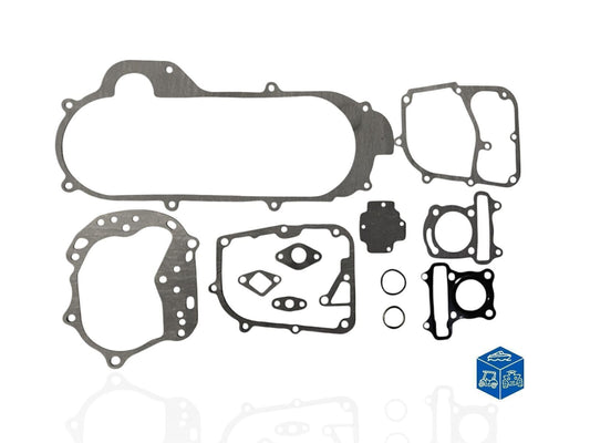 Complete Gasket Rebuild Set Compatible with GY6 150cc Engines Long Case 455MM