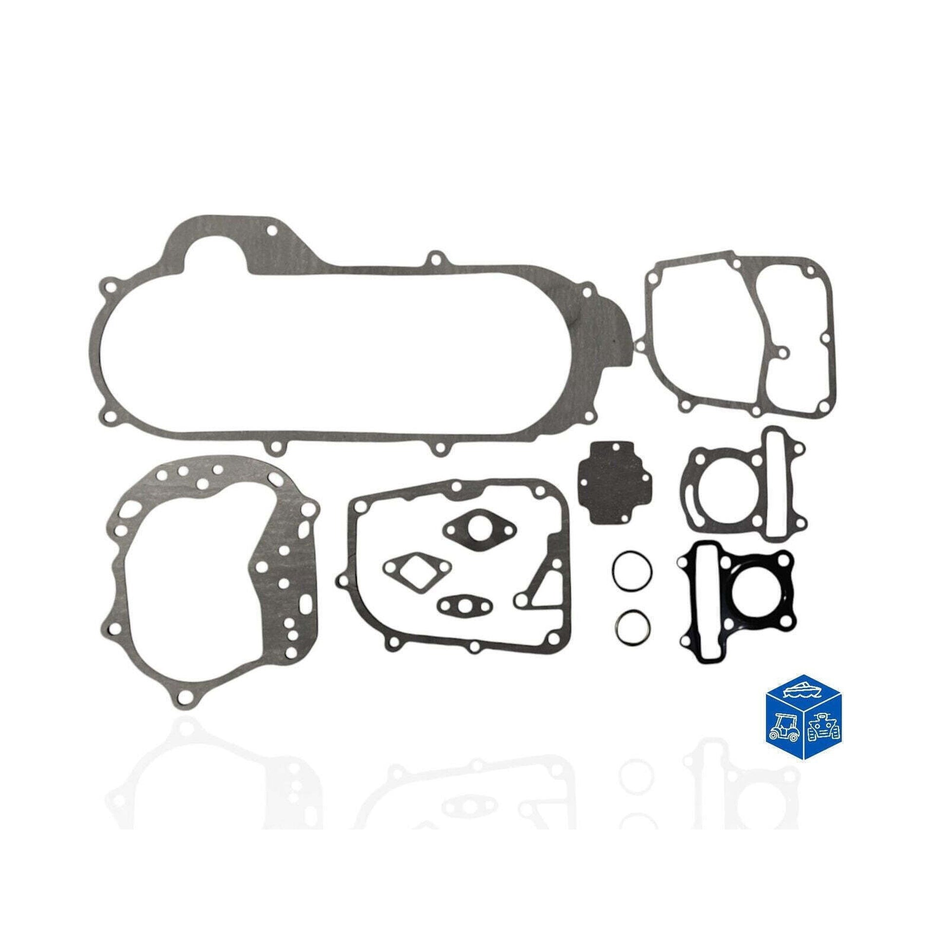 GY6 80cc Engine Rebuild Gasket Kit Compatible with TaoTao Buyang Coolsport Lifan Kazuma SUNL Complete Set for Moped ATV Gasket Kit