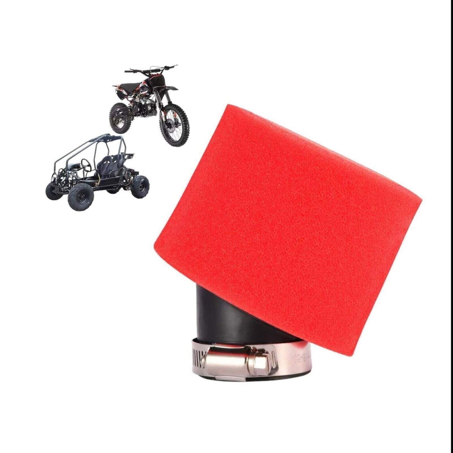 36mm-40mm Double-Wall Bent Foam Air Filter for GY6 50cc-400cc Small Engine Compa