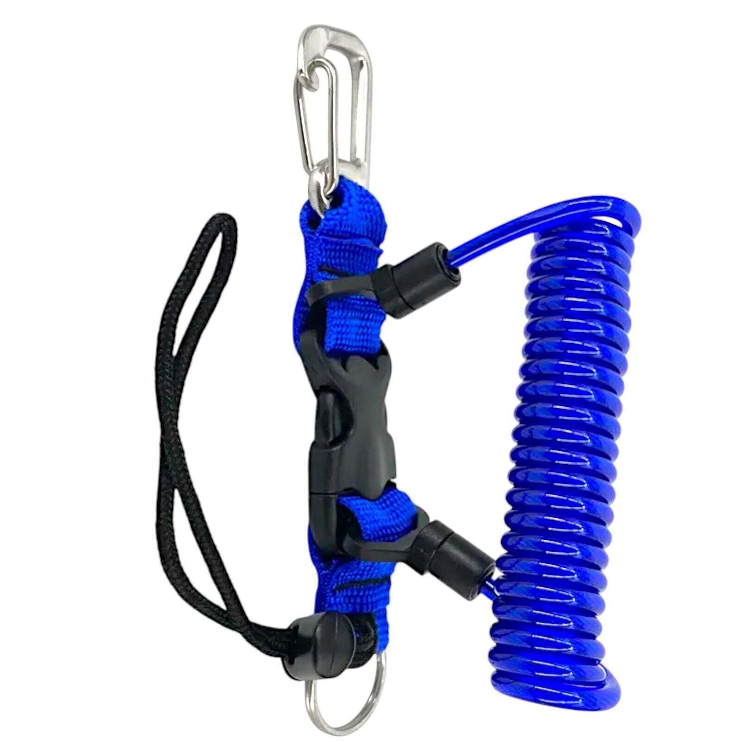 48" HD Gear Lanyard-Stainless Carabiner Quick Release Outdoor | Diving | Hiking