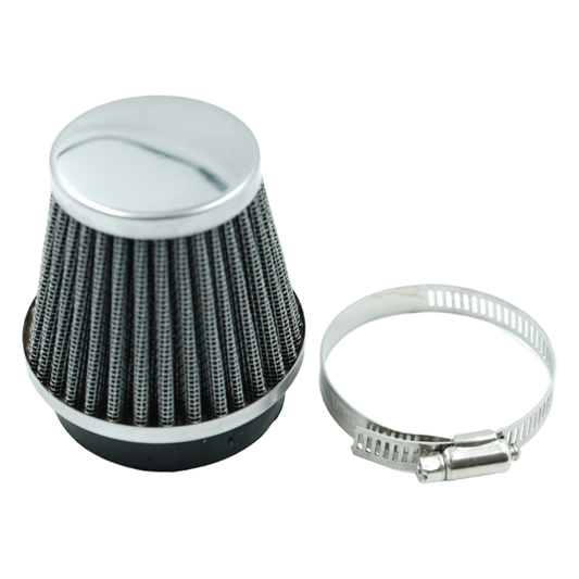 Universal 58-62mm Red Powersports Washable Performance Air Filter ATV Motorcycle