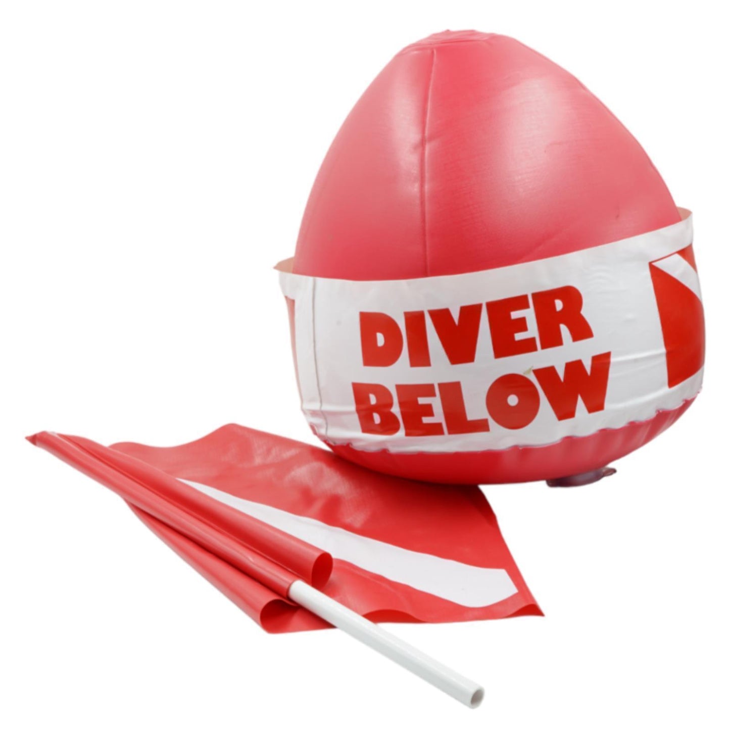 Inflatable Surface Marker Swimming Diver Down Safe Diving Buoy w/Diver Flag- RE