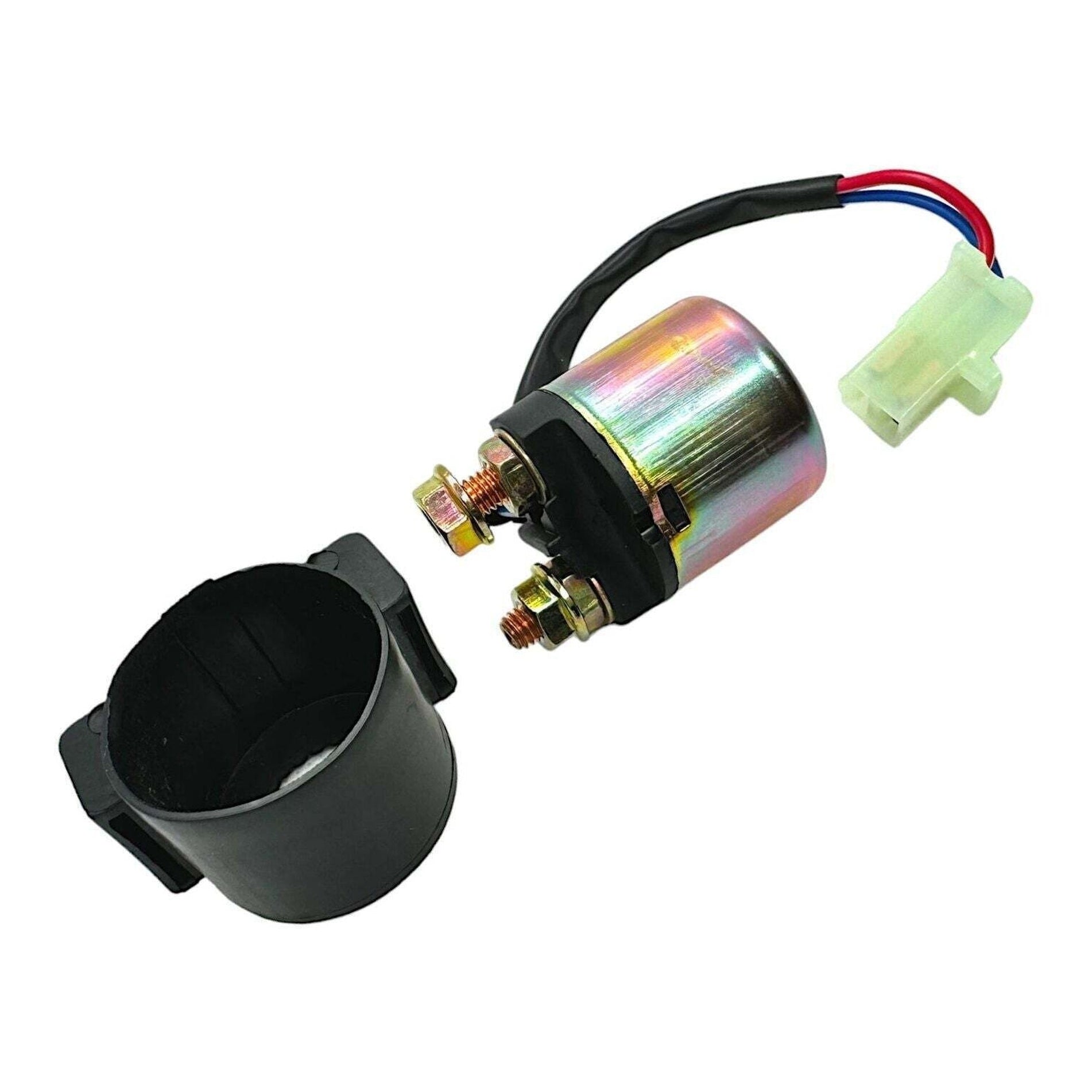 New High-Quality Starter Relay Solenoid Fits Honda TRX125 TRX200 TRX250 TRX300 ATVs - OEM Replacement for Reliable Starting Performance Relay Solenoid