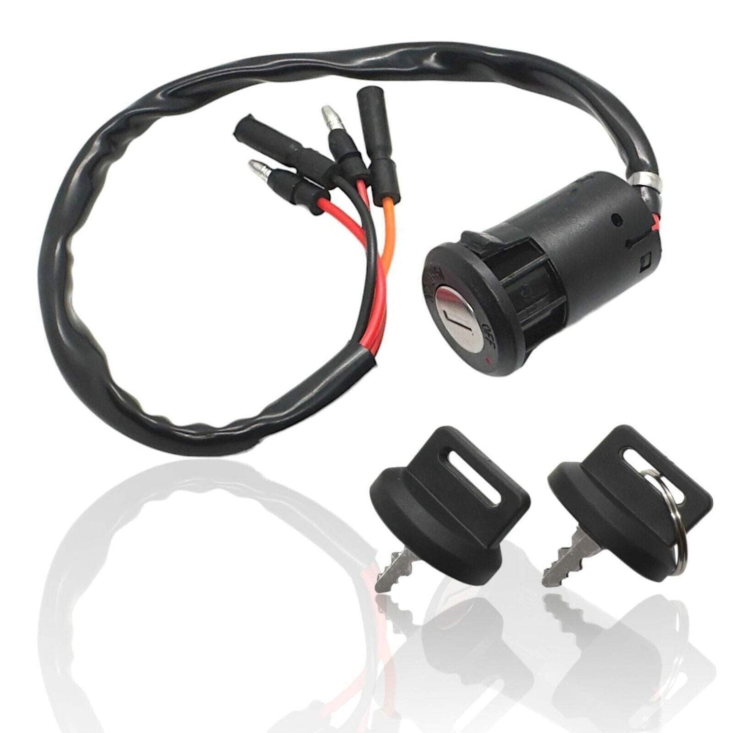 Replacement Ignition Key Switch [35100-HM5-671, 35010-HC4-670] Compatible with H