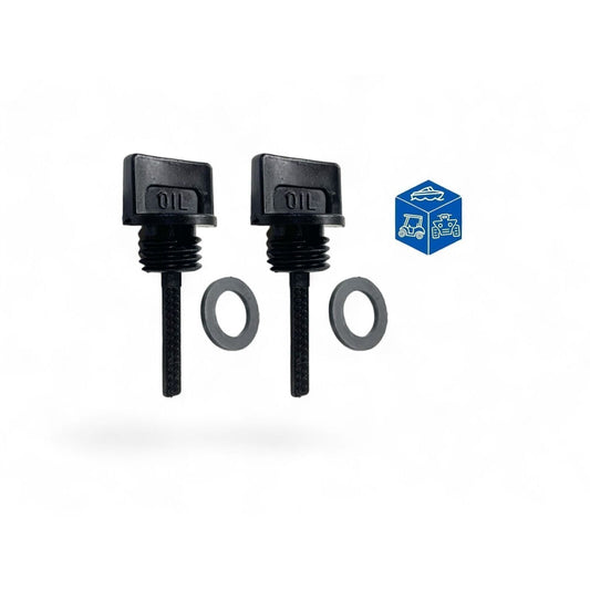 For Honda GX11 GX120 GX140 GX160 GX200 Oil Dipstick 2-Pack, Generic Replacement