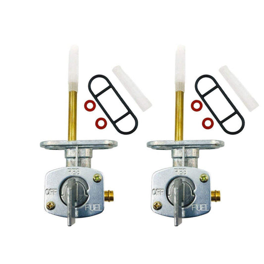 2-Pack Fuel Petcock Valve [1984-2008] Compatible with Yamaha ATVs Motorcycles