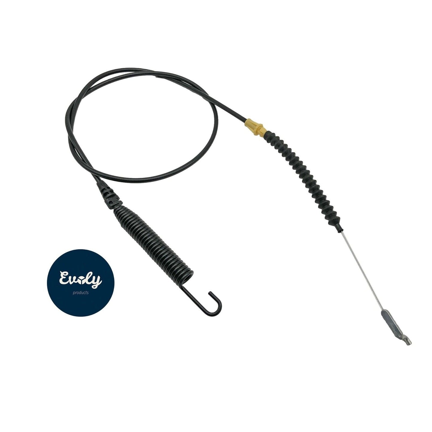 Replacement Deck Engagement Cable for Cub Cadet LTX1040 LTX1042 LTX1045 LTX1046 LTX1050H Fits Troy-Built MTD Craftsman Huskee White Engagement Cable