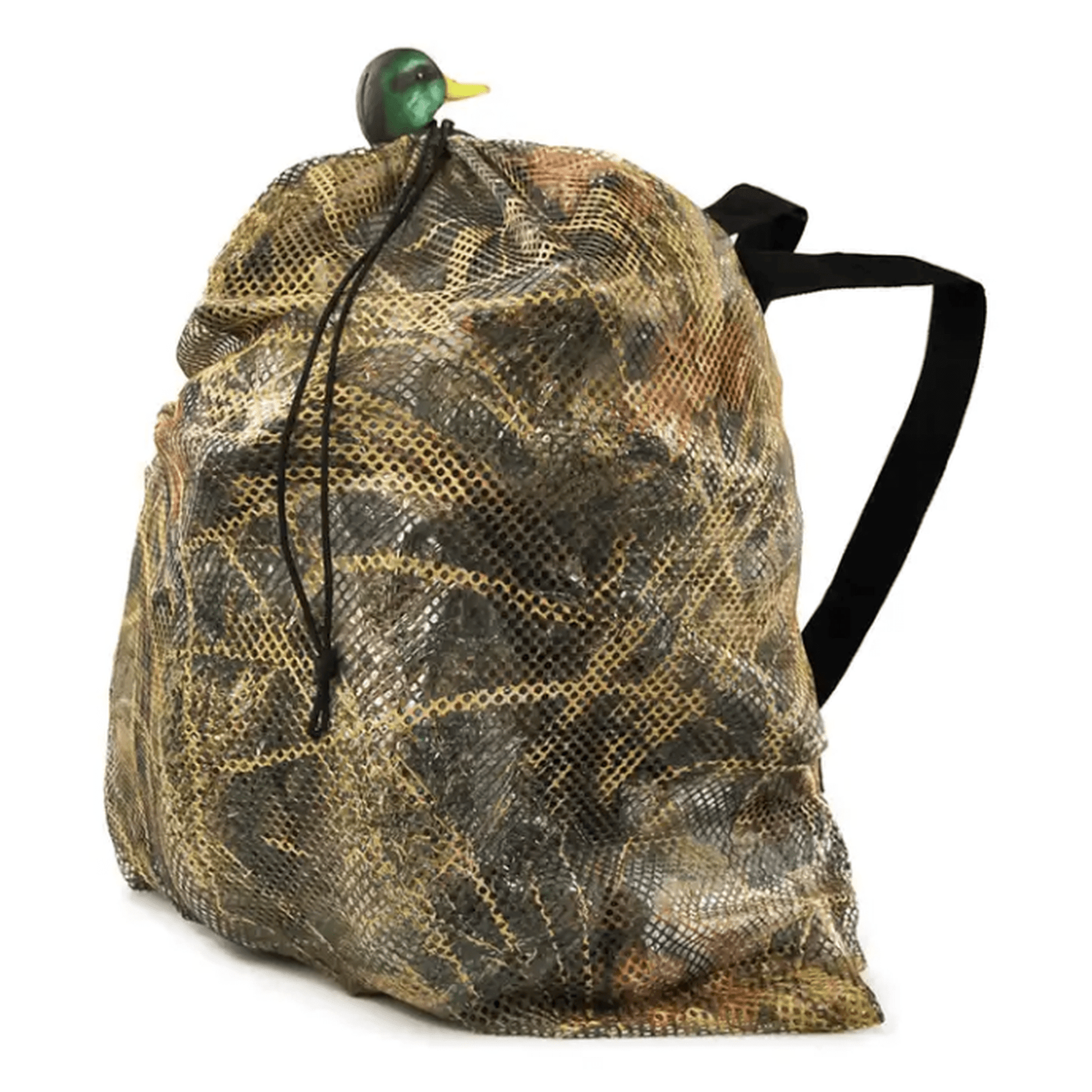 33 Hunting CAMO Decoy Mesh Bag With Adjustable Shoulder Straps, Camouflage Mesh Decoy Bag