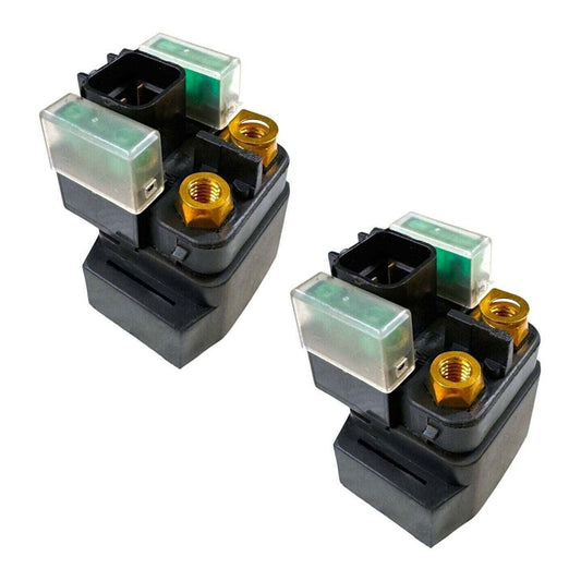 2-Pack Replacement Relay Starter Solenoid for Suzuki VL 1500 Intruder 1998-2009, Fits OEM Part Numbers 31800-21E20, 31800-06G00, 31800-47E00 Relay Solenoid