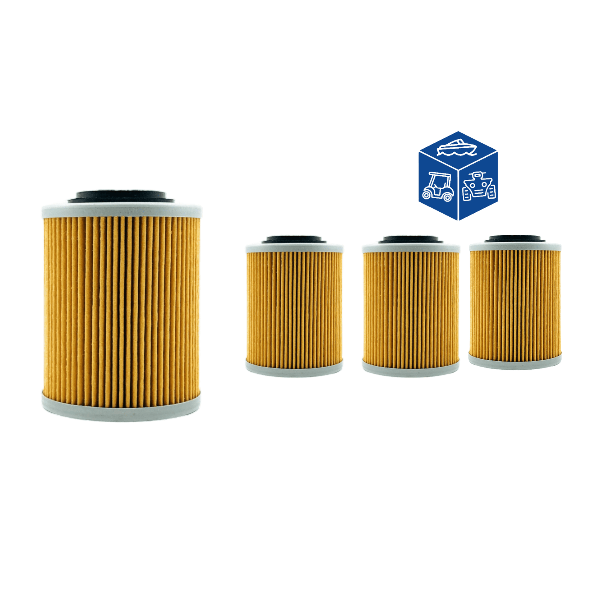 4-Pack Replacement Oil Filters for Can-Am Maverick 1000 X3 R MAX Fits Models 2013 to 2023 OEM Specifications Compatible Part Number 420956123 Oil Filter