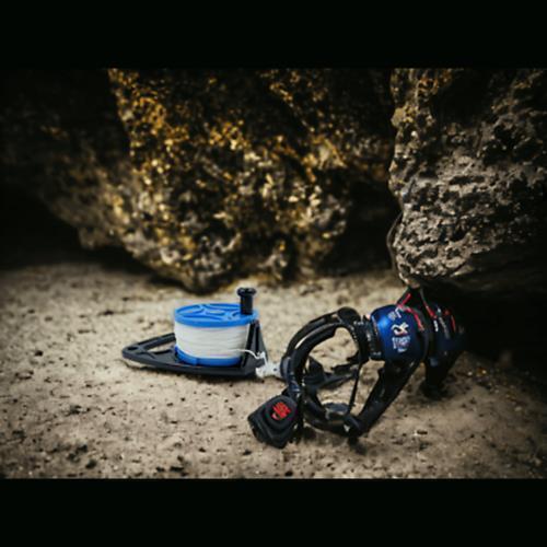 XL - 270ft Scuba Diving Reel Safety Line - ABS Handle - 83m Nylon Rope - Lock