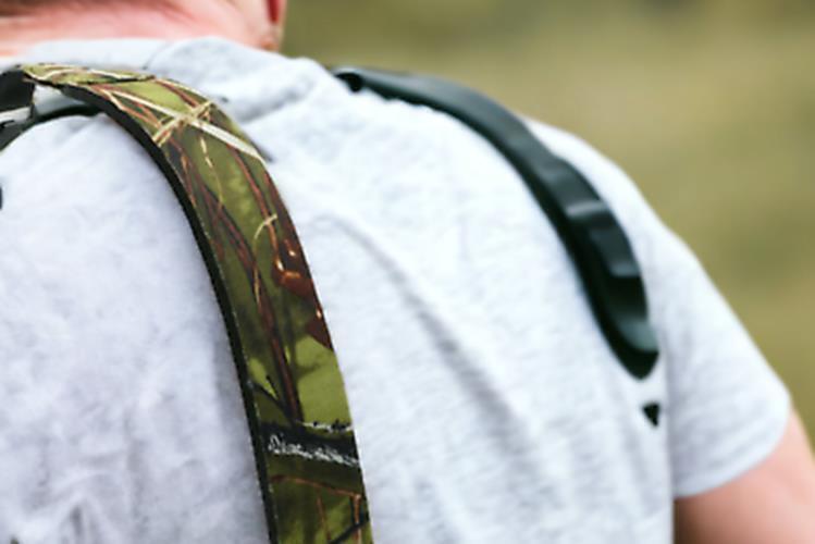 NEOPRENE Waterproof Camo Deep Woods Gun Strap Sling with Metal Swivel Clips, Cam
