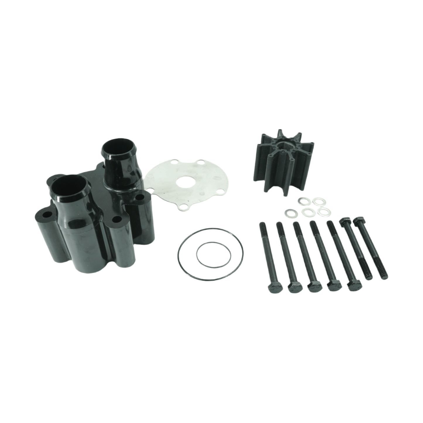 Water Pump Housing & Impeller Repair Kit Fits Mercruiser V8, Mercury Bravo 1, 2, 3 - Replaces OEM Part Numbers 46-807151A14, 807151A7 Water Pump Repair Kit