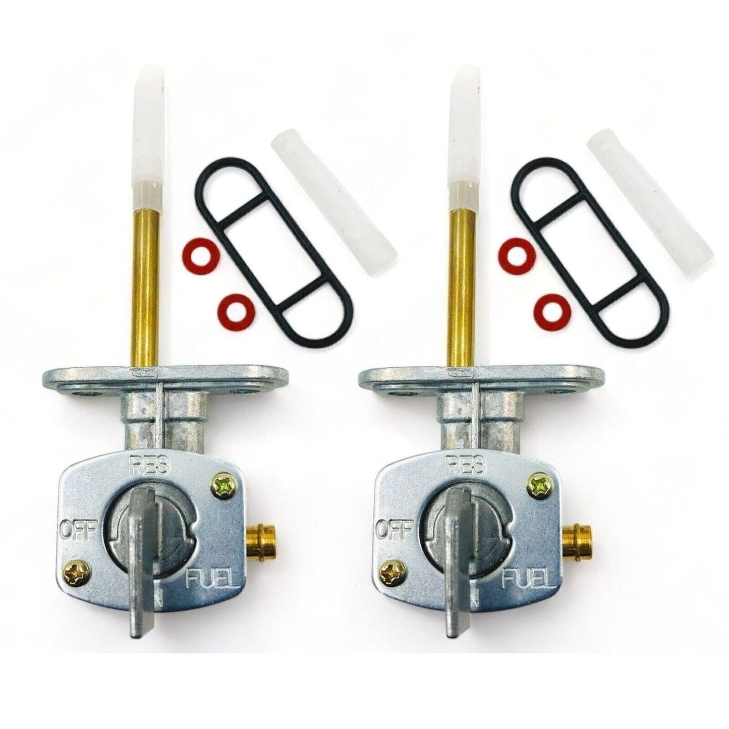 2-Pack Fuel Petcock Valve [1984-2008] Compatible with Yamaha ATVs Motorcycles Di
