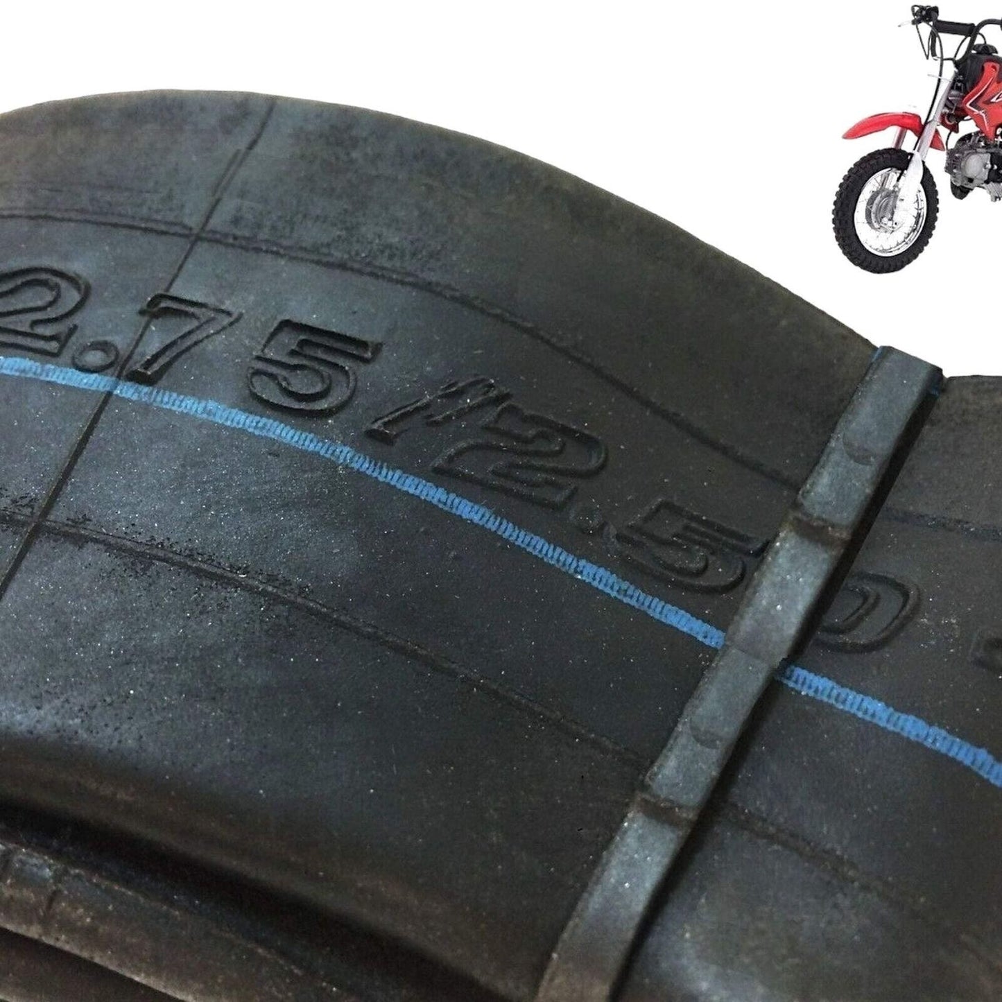 2.50-10 Inner Tube [YZ50 CRF50 DRZ50] Fits Yamaha Suzuki Honda 50cc Dirtbikes Pi