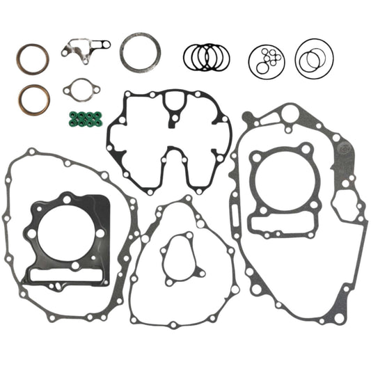 400EX Full Top and Bottom Gasket and Valve Rebuild Kit Compatible with Honda