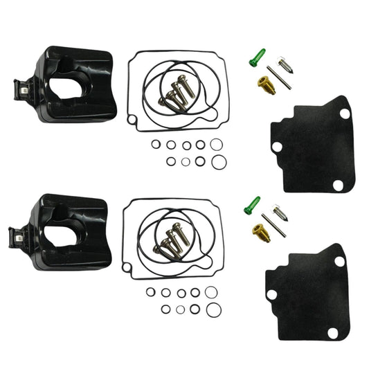 2-Pack Carburetor Rebuild Kit [804346T1, 804346T02, 67F-W0093-00-00] Compatible
