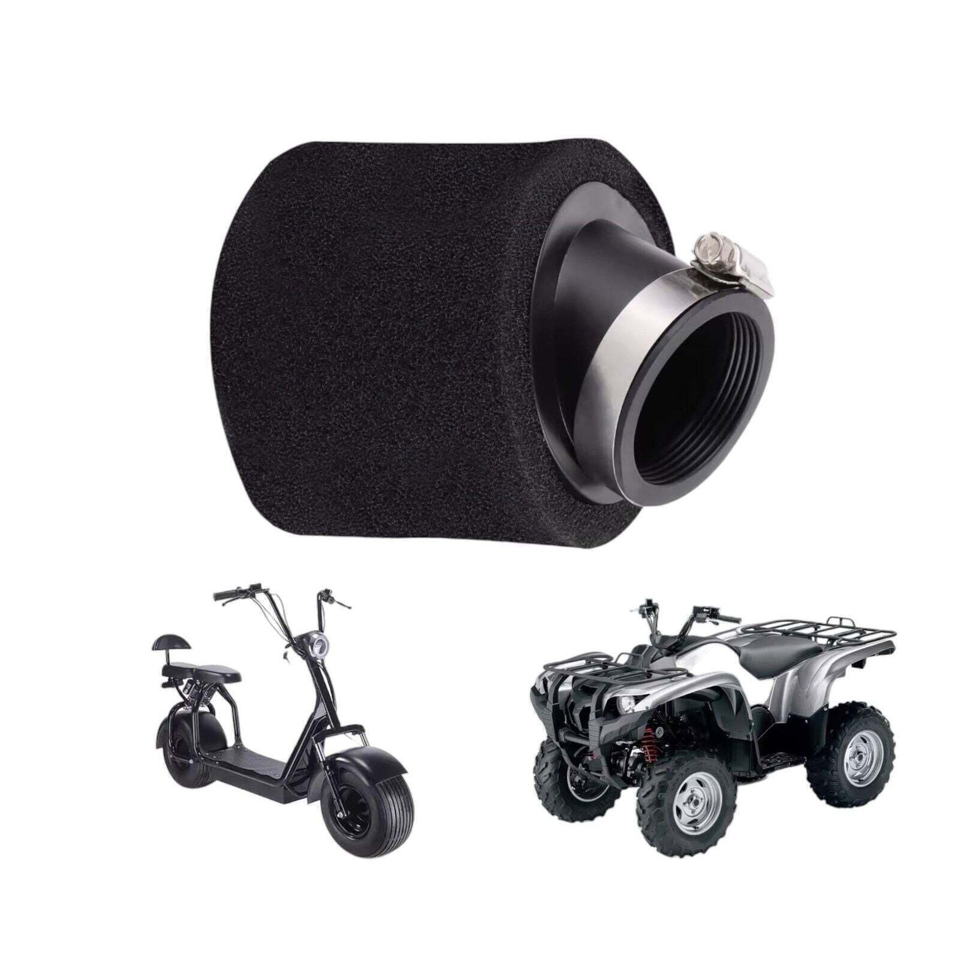 Universal 44mm-47mm Performance Double-Foam Wall Air Filter for Motorcycles ATVs Scooters Tractors GY6 Engines Enhanced Airflow Filtration Performance Air Filter