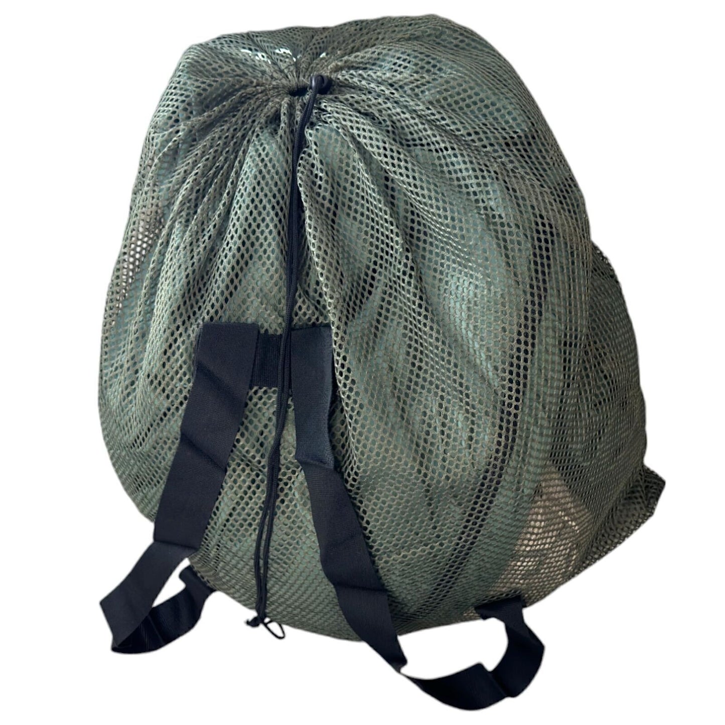Hunting Mesh Decoy Bag, 33" x 30.5", Adjustable Shoulder Straps, Quick Latch Dra